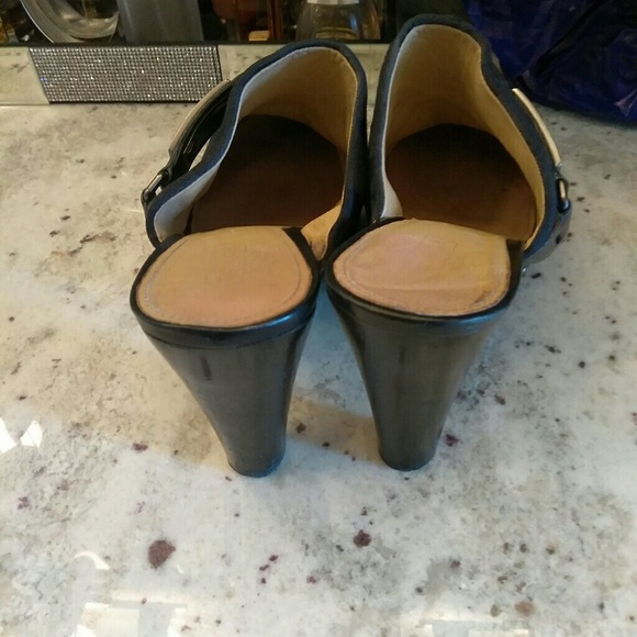 Authentic Coach Monogram Canvas Clogs - Picture 5 of 6